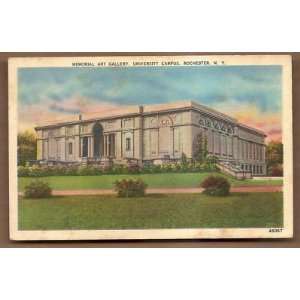  Postcard Memorial Art Gallery University Campus Rochester 