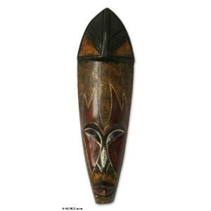  Ghanaian wood mask, God of Fire