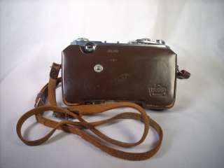 Vintage Nikon S2 Rangefinder Nikkor S C 11.4 F5cm lens Hard Leather 