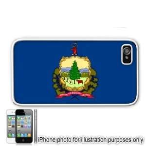   Vermont State Flag Apple Iphone 4 4s Case Cover White 