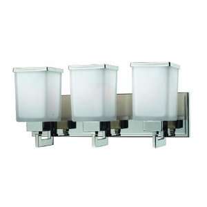   Bathroom Fixture with Glass Square Shade from the Affinia Collection