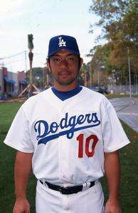 2002 35mm SLIDE Dodgers pitcher Hideo Nomo  464  