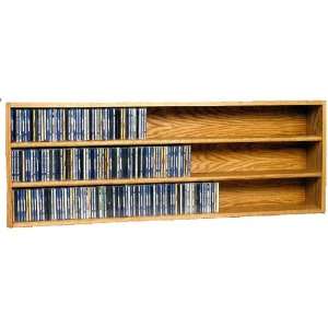   Oak CD 354 Wall Mountable Storage Rack  Players & Accessories