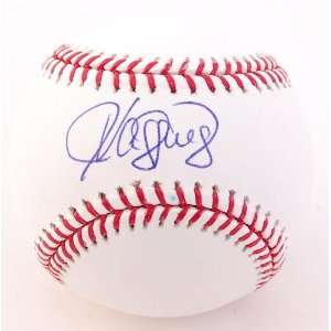 Javier Vazquez Autographed Baseball   Autographed Baseballs