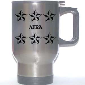  Personal Name Gift   AFRA Stainless Steel Mug (black 