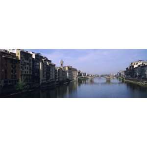  Buildings Along Arno River, Florence, Tuscany, Italy Travel 