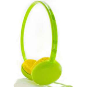 Green Lightweight 3.5 Earbuds Headphones 4 iPod Shuffle  