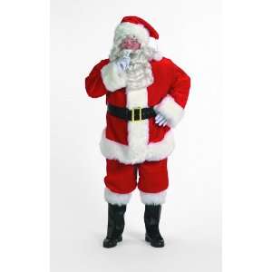  Professional Deluxe Red Plush Santa Suit Size 58 62 