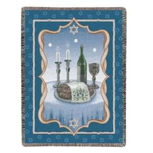  Judaica The Sabbath table Throw. Fringed.