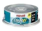 maxell 25 x cd rw 700 mb 80min 4x storage
