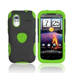  For HTC Amaze 4G Lime Green Black OEM Trident Aegis Hard 
