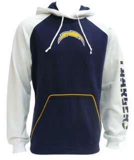 Reebok NFL San Diego Chargers Hoody Hooded Jumper Top Sweatshirt 