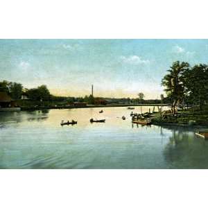 Wood Lake, Sherman, Texas, ca. 1905   Fine Art Gicl  e Photographic 