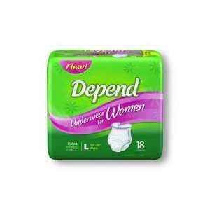 Package Of 16 Depend Protective Underwear for Women and Men   Extra 