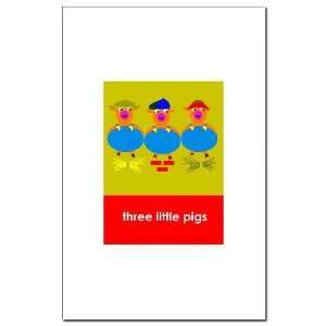  Three Little Pigs Baby shower Mini Poster Print by 