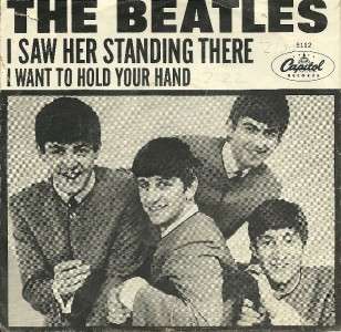   WANT TO HOLD YOUR HAND / I SAW HER STANDING THERE The Beatles 45 #5112