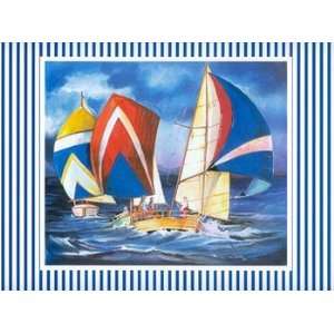  Agostini   Regatta Iii Size 11.75 x 9.5   Poster by Alain Agostini 