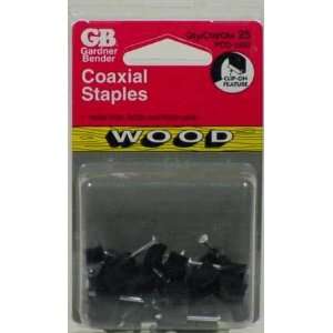  6 each Gb Plastic Coaxial Staple (PCC 1525)