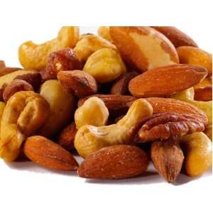 Roasted Salted Deluxe Mixed Nuts (1LB)  Grocery & Gourmet 