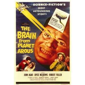  The Brain From Planet Arous (1958) 27 x 40 Movie Poster 