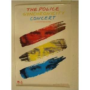 The Police Poster Synchronicity Tour Movie Sting 