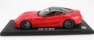 FERRARI 599 GTO RED Resin Model by BBR Models in 118 Scale BBR1816DR 