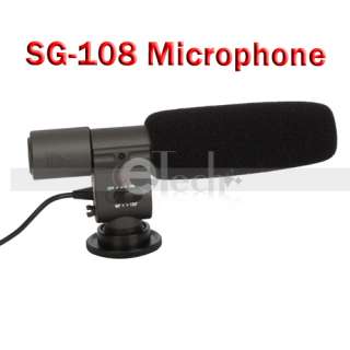   DV Stereo Microphone for Canon EOS 5D MKII 7D 60D 600D 550D T3i  