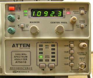 ATTEN AT5010 Spectrum Analyzer 1050MHz  