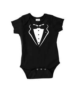 Tuxedo Onesie Toddler T shirt Formal Cute Choice of Size 80s  