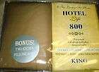 Hotel Life King Size 800 Count Sheets / Carmel 6 Pc Set