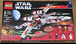 Star Wars Lego 6212 X Wing Fighter & 8128 Cad Banes Speeder 