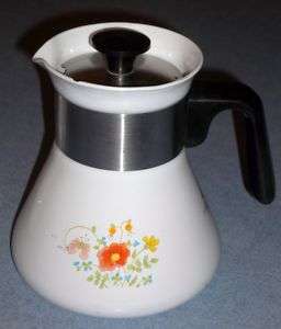 Corning Ware WILDFLOWER TEAPOT, 6 Cup Tea Pot #P 106  