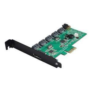   Lian Li IB 01 5 Port Sata II Raid PCI E Controller Card Electronics