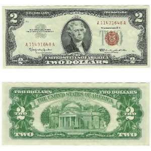  1963 2 Dollars Legal Tender 