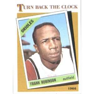  1986 Topps # 404 Frank Robinson 1966 Baltimore Orioles 