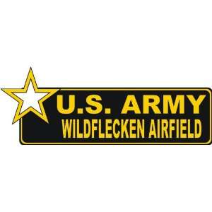   Army Wildflecken Airfield Bumper Sticker Decal 9 