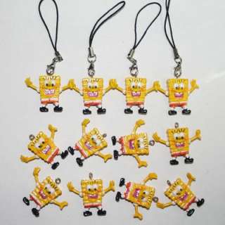   Spongebob Squarepants Charms for  Phone Straps Birthday Party Gifts
