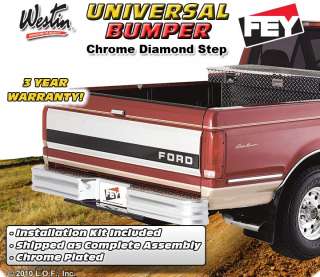 Rear Truck Diamond Step Bumper Chrome Fey 73000 97800  