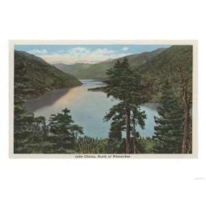  Wenatchee, WA   View of Lake Chelan Giclee Poster Print 