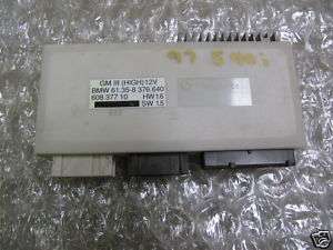 BMW E38 740i 740iL 750iL GM General Module 95 99 540i  