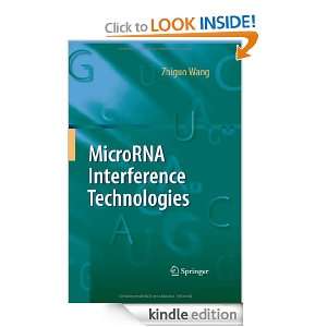 MicroRNA Interference Technologies Zhiguo Wang  Kindle 