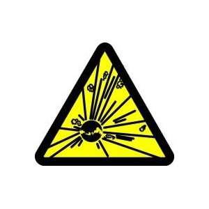  WARNING Labels EXPLOSIVES HAZARD 8 Adhesive Dura Vinyl 