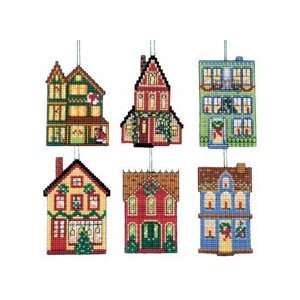  Home for the Holidays Ornaments Plastic Canvas Kit