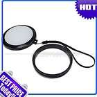 new 77mm white balance lens filter cap with filter mount