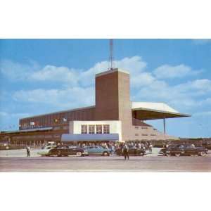  c1950s Club House Entrance, Atlantic City Race Course NJ 