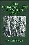   Ancient Rome, (0801867576), O. F. Robinson, Textbooks   