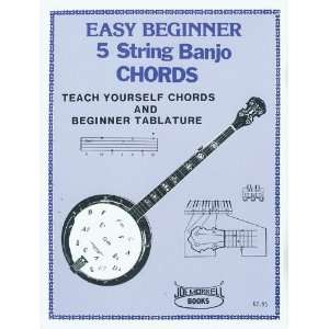    Morrell Music Easy Beginner Banjo Chords Book Musical Instruments