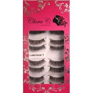   Eyelashes (10 Pairs) Luscious Beauty 1 Thick and Full Lashes Beauty