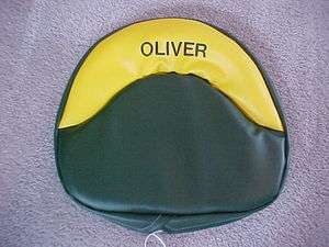   TRACTOR SEAT Cushion for OLIVER 60, 66, 70, 77, 80, 88 Embroiderd