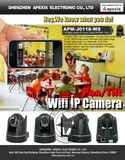Brand Wireless WIFI IR IP Iphone Camera 270º Dual Audio  